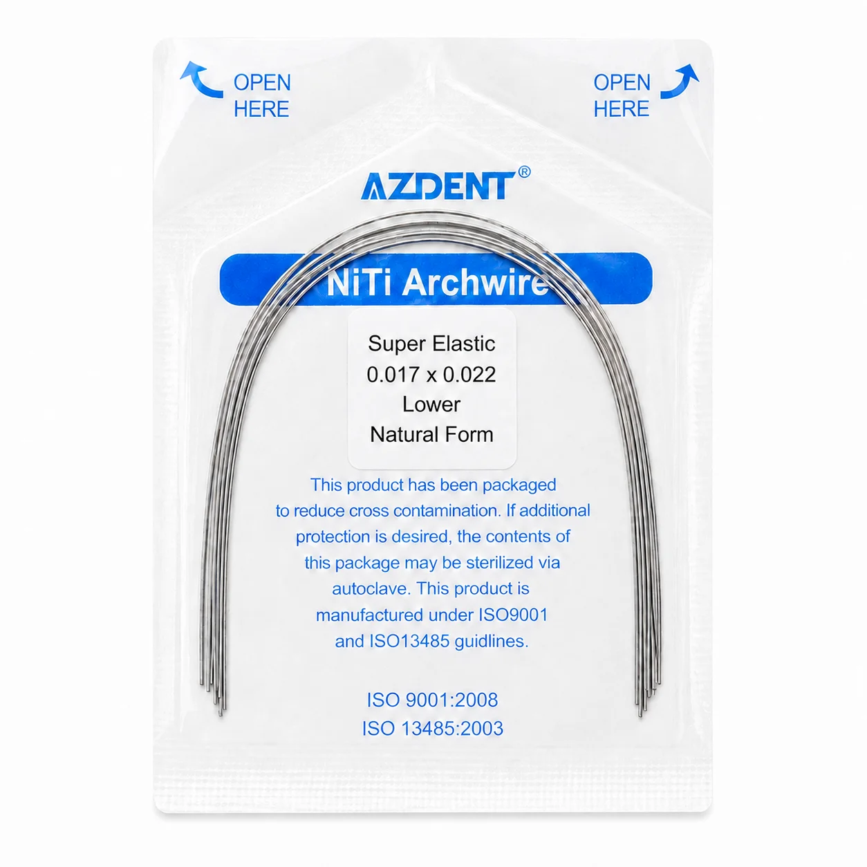 ARCOS NiTi SUPER ELASTIC 17x22 INF