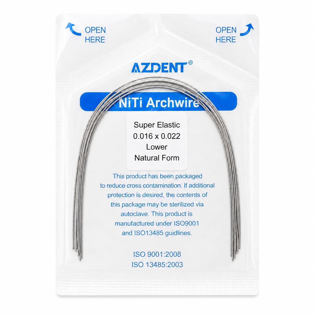 ARCOS NiTi SUPER ELASTIC 16X22 INF
