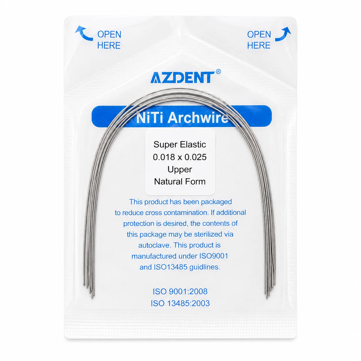 ARCOS NiTi SUPER ELASTIC 18X25 SUP