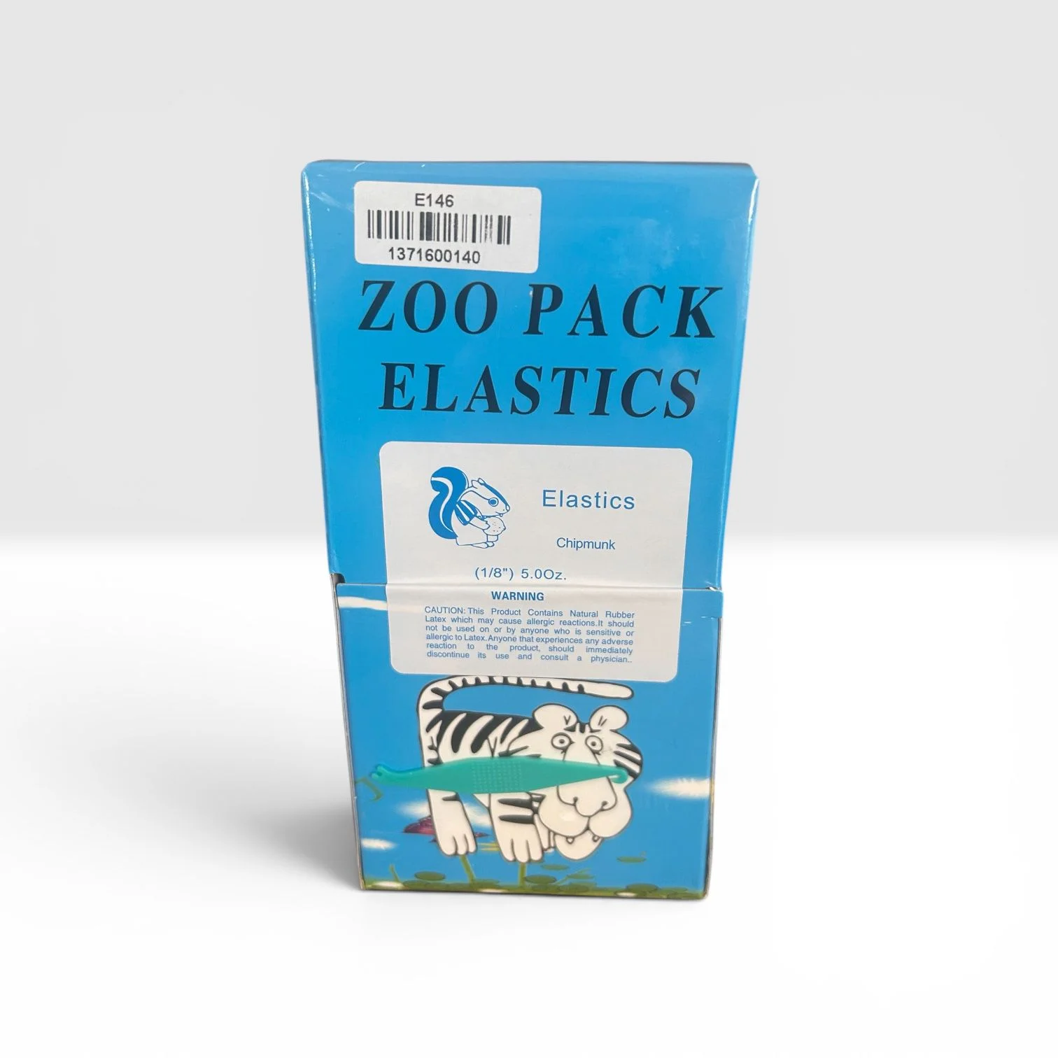 ELASTICOS 1/8, 5 oz ARDILLA AZUL