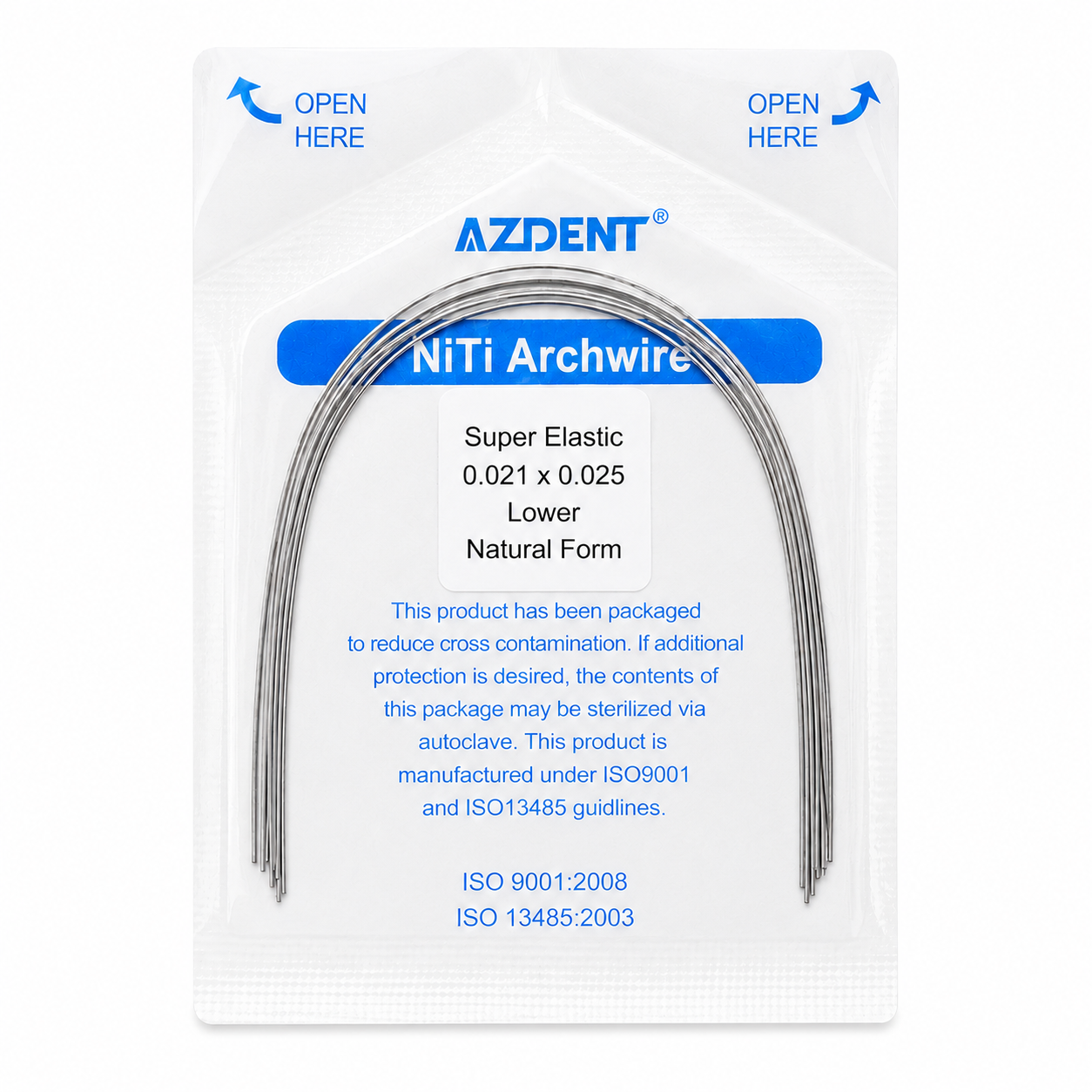ARCOS NiTi SUPER ELASTIC 21X25 INF